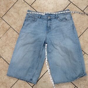 Zara Light Blue Jean Shorts